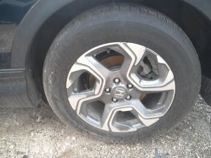 2017-2019 Honda CR-V Gray 18x7.5 6-Spoke Machined Charcoal Alloy Wheel (Used OEM)