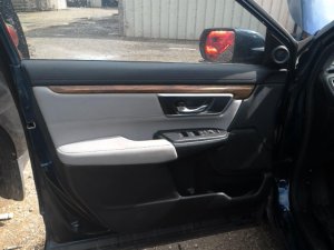 2017-2022 Honda CR-V Brown Door Interior Trim Panel with Power Windows and Locks - Front, Left (Driver) (Used OEM)