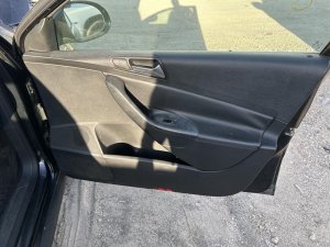 2006-2010 Volkswagen Passat Black Door Interior Trim Panel - Front, Right (Passenger) (Used OEM)