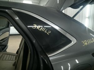 2015-2024 Ford Edge Rear Door Quarter Glass with Chrome Trim - Left (Driver) (Used OEM)