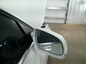 2010-2016 Audi A4 Silver Power Door/Side View Mirror - Right (Passenger) (Used OEM)