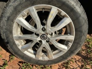 2020-2023 Nissan Rogue Sport 17x7 10-Spoke Silver Painted Alloy Wheel (Used OEM)