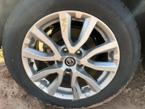 2020-2023 Nissan Rogue Sport 17x7 10-Spoke Silver Painted Alloy Wheel (Used OEM)