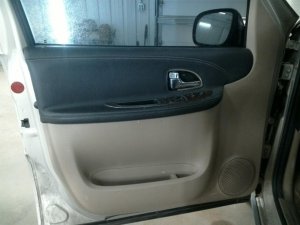 2005-2007 Saturn Relay Tan Door Interior Trim Panel with Power Windows and Locks - Front, Left (Driver) (Used OEM)