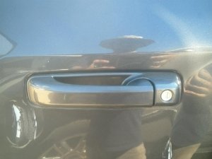 2011-2024 Ram 1500 Black Front Exterior Door Handle without Passive Entry - Left (Driver) (Used OEM)