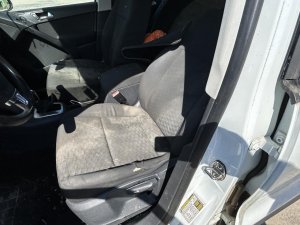 2013-2018 Volkswagen Tiguan Black Seat Belt Assembly with Pretensioner - Front, Left (Driver) (Used OEM)