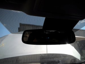 2013-2017 Nissan Quest Auto-Dimming Interior Rear View Mirror with Compass (Used OEM)