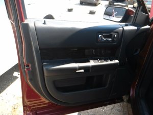 2013-2019 Ford Flex Black Door Interior Trim Panel - Front, Left (Driver) (Used OEM)