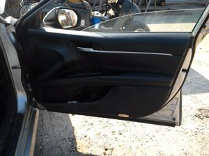 2018-2023 Toyota Camry Black Door Interior Trim Panel with Power Windows and Locks - Front, Left (Driver) (Used OEM)