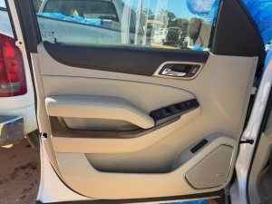2015-2020 GMC Yukon XL Tan Door Interior Trim Panel - Front, Left (Driver) (Used OEM)