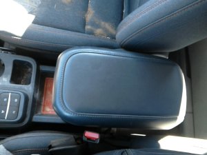 OEM Black Front Center Console Armrest Storage Cover Lid for 2022-2025 Ford (OEM)