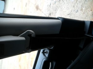 2011-2015 Jeep Compass Black Seat Belt Assembly - Front, Left (Driver) (Used OEM)
