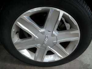 2010-2012 GMC Terrain 18x7 6-Spoke Machined Silver Alloy Wheel (Used OEM)