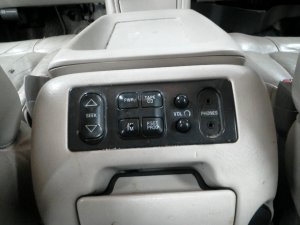  GMC Sierra denali Tan Console Panel without Rear AC Outlet (Used OEM)