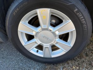 2010-2013 GMC Terrain 17x7 6-Spoke Alloy Wheel (Used OEM)