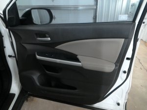 2012-2016 Honda CR-V Door Interior Trim Panel with Power Windows and Locks - Front, Right (Passenger) (Used OEM)