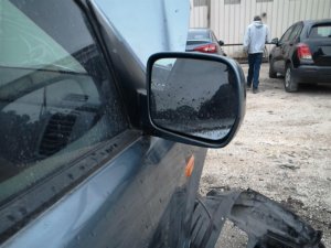 2003-2008 Honda Pilot Silver Power Door/Side View Mirror - Right (Passenger) (Used OEM)