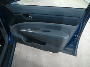 2004-2009 Toyota Prius Gray Door Interior Trim Panel with Power Windows and Locks - Front, Right (Passenger) (Used OEM)