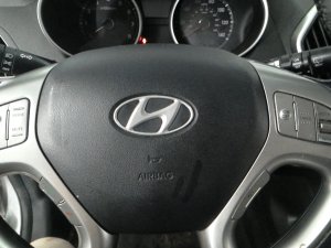 2011-2016 Hyundai Tucson Tan Steering Wheel Air Bag (Used OEM)