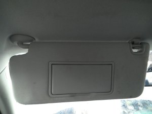 2019-2022 Honda Insight Black Sun Visor with Illuminated Vanity Mirror - Left (Driver) (Used OEM)