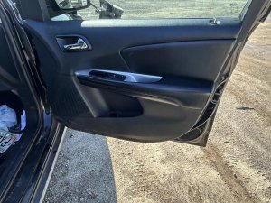 2011-2020 Dodge Journey Black Door Interior Trim Panel - Front, Right (Passenger) (Used OEM)