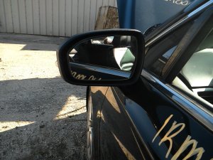 2019-2020 Ford Fusion Black Power Heated Blind Spot Signal Puddle Door/Side View Mirror - Left (Driver) (Used OEM)