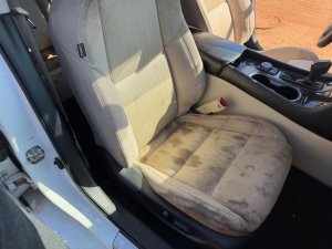 2016-2018 Nissan Maxima Tan Door Interior Trim Panel with Power Windows and Locks - Front, Right (Passenger) (Used OEM)