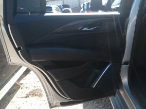 2015-2020 GMC Yukon Tan Front Door Interior Trim Panel with Power Windows and Locks - Rear, Right (Passenger) (Used OEM)