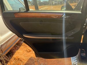 2007-2012 Mercedes-Benz GL550 Black Door Interior Trim Panel - Rear, Right (Passenger) (Used OEM)