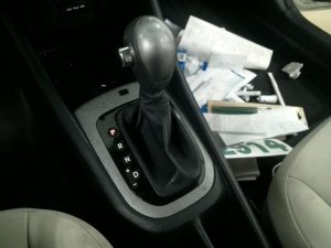 2012-2017 Hyundai Accent Tan Floor Transmission Shift Assembly (Used OEM)