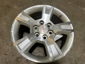 2007-2008 GMC Acadia 18-Inch 5-Spoke Silver Machined Alloy Wheel (Used OEM)