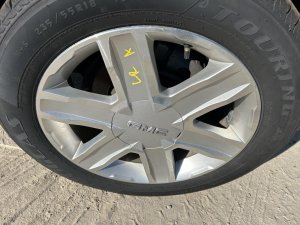 2010-2012 GMC Terrain 18x7 6-Spoke Machined Silver Alloy Wheel (Used OEM)