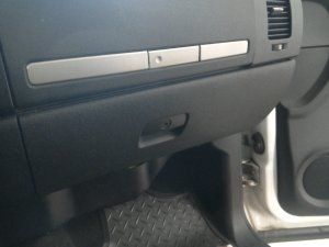 2007-2014 GMC Sierra 2500 HD Black Lower Glove Box Assembly (Used OEM)
