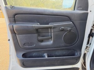 2002-2008 Dodge Ram 1500 Black Door Interior Trim Panel - Front, Left (Driver) (Used OEM)