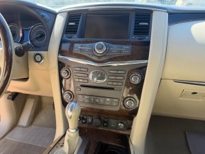 2011-2013 INFINITI QX56 Tan Speedometer Instrument Panel Bezel (Used OEM)