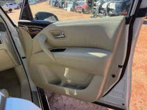 2011-2013 INFINITI QX56 Tan Door Interior Trim Panel - Front, Right (Passenger) (Used OEM)