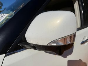 2011-2012 INFINITI QX56 Black Power Door/Side View Mirror - Left (Driver) (Used OEM)