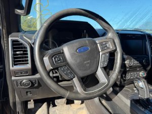 2015-2017 Ford F-150 Black Tilt Steering Column with Cruise and Radio Controls (Used OEM)