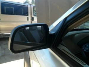 2005-2009 Hyundai Tucson Black Power Door/Side View Mirror - Left (Driver) (Used OEM)