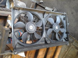 2010-2013 Chevrolet Avalanche Dual A/C Condenser Fan Motor Assembly (Used OEM)