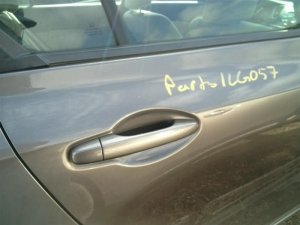 2012-2015 Honda Civic Black Exterior Door Handle Assembly - Rear, Right (Passenger) (Used OEM)