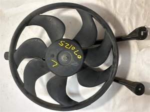 1993 Cadillac Allante Black Radiator and Condenser Fan Motor Assembly - Left (Driver) (Used OEM)