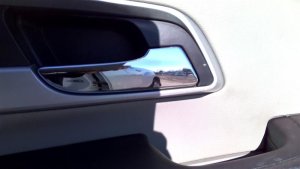 2010-2017 GMC Terrain Brown Chrome Interior Door Handle - Right (Passenger) (Used OEM)