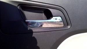 2010-2017 GMC Terrain Silver Chrome Interior Door Handle - Right (Passenger) (Used OEM)