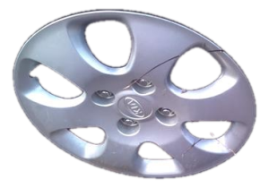 2004-2009 Kia Spectra 15-Inch 6-Spoke Wheel Cover (Used OEM)