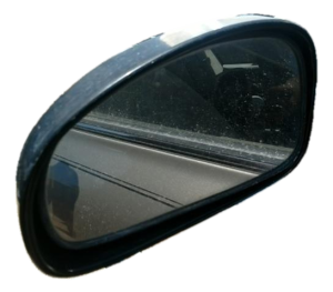 2001-2006 Kia Optima Black Power Door/Side View Mirror - Left (Driver) (Used OEM)