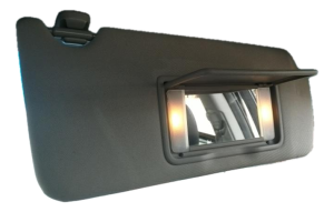 2012-2015 Honda Crosstour Gray Sun Visor - Right (Passenger) (Used OEM)