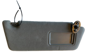 2005-2011 Toyota Tacoma Gray Sun Visor with Sliding Extender - Right (Passenger) (Used OEM)