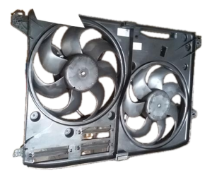 2013-2016 Lincoln MKZ Dual Radiator and Condenser Fan Motor Assembly (Used OEM)
