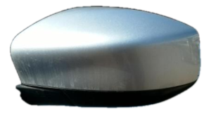 2016-2019 Nissan Sentra Silver Power Door/Side View Mirror - Left (Driver) (Used OEM)